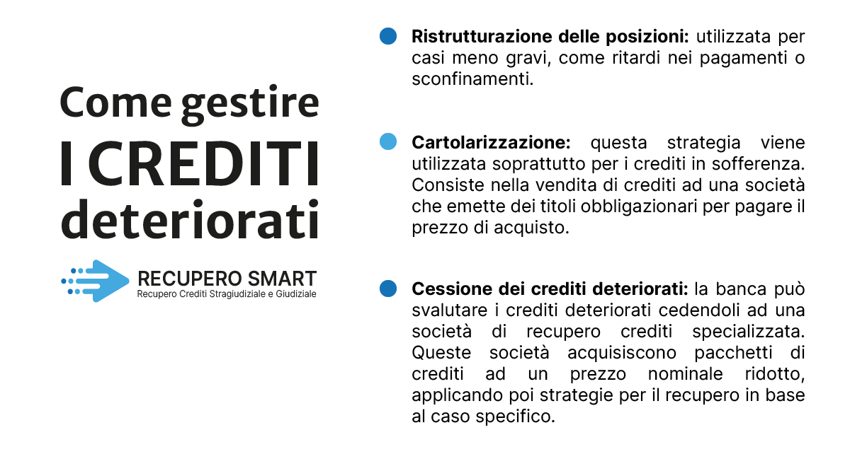 Crediti deteriorati come gestirli - Recupero Smart