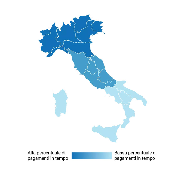 Distribuzione territoriale pagamenti 2024 - Recupero smart